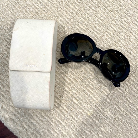 Prada Baroque' 55mm Round Sunglasses - Picture 1 of 2